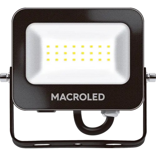[MDEFLG2-20W-CW] REFLECTOR LED 20W, AC120-265V, 6500K,FP 0.9, 110lm/W, CRI 80, BRAZO 45° MACROLED